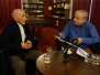 Natáčení rozhovoru Stanislava Motla s válečným veteránem Antonínem Malachem